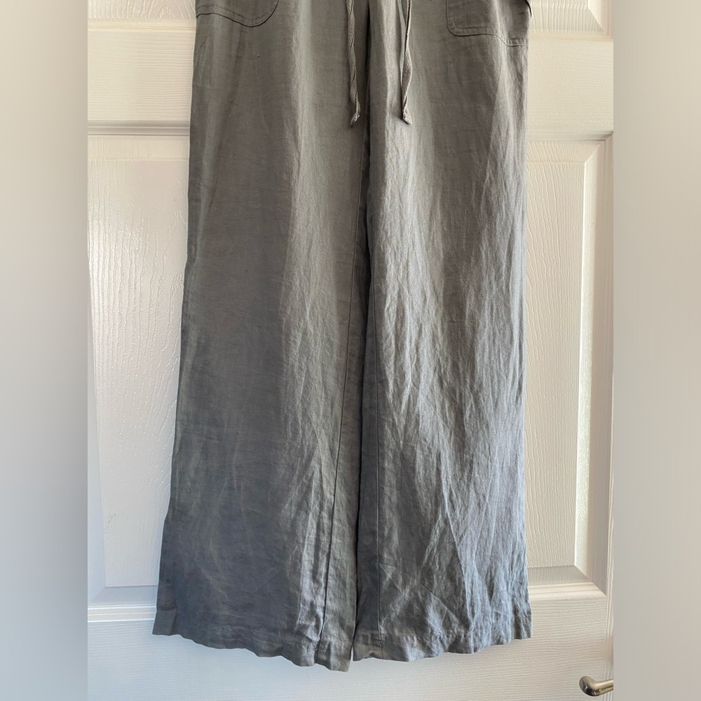 Guess Gray Wide Leg Pants - Picture 2 of 10